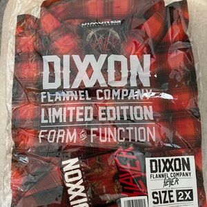 DIXXON Red and Black Flannel Shirt - Slayer Edition